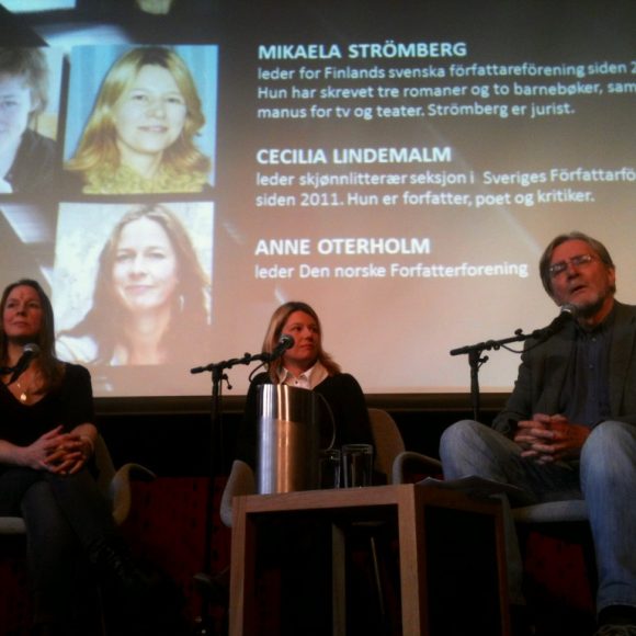 Fra venstre: Anne Oterholm, Cecilie Lindemalm og Helge Rønning