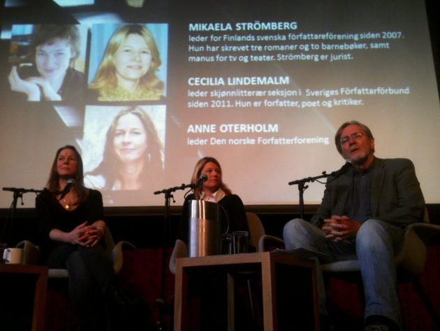 Fra venstre: Anne Oterholm, Cecilie Lindemalm og Helge Rønning