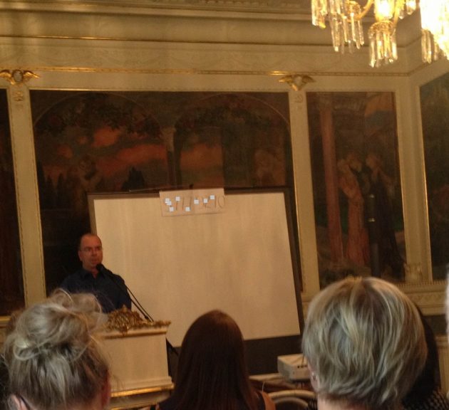 Gunnar Ardelius er leder i Sveriges Författarförbund og Jan Constantine er leder i Authors Guild USA.