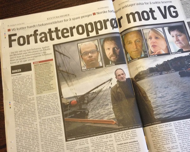 Forfatteropprop mot VG