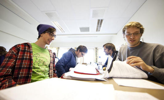 Forfatterstudenter i Bø.