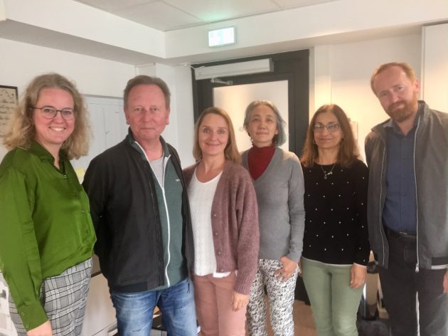 De som sitter i Internasjonalt Utvalg er (fra venstre) Victoria Bø (leder), Øivind Hånes, Benedicte Meyer Kroneberg, Dong He, Soudabeh Alishani, Rune Steen. Øystein Hauge sitter også i IU.